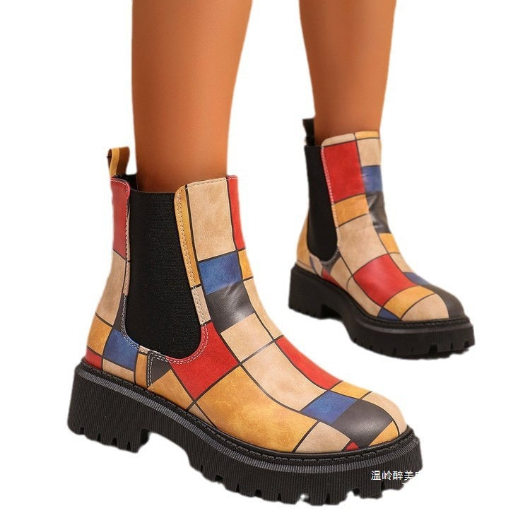 Klassische Orthopädische Stiefel mit zeitlosem Stil