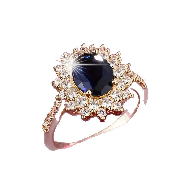 Zarte handwerkliche Ring