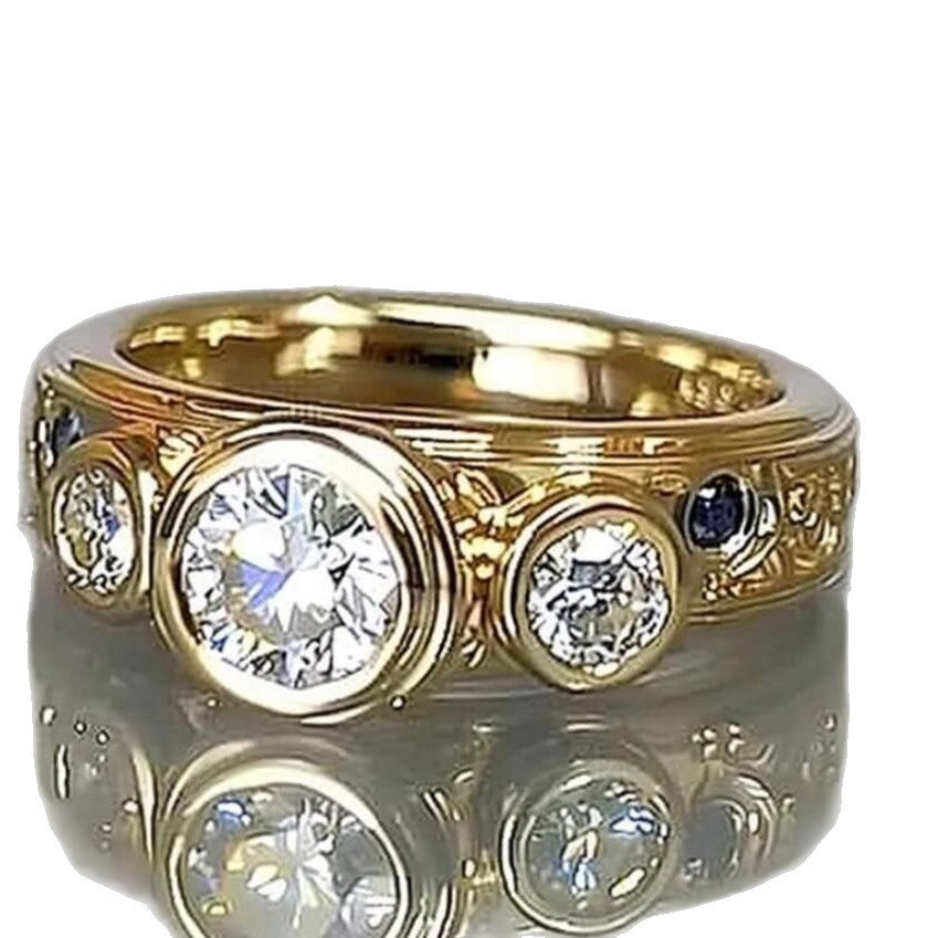 Zarte handwerkliche Ring