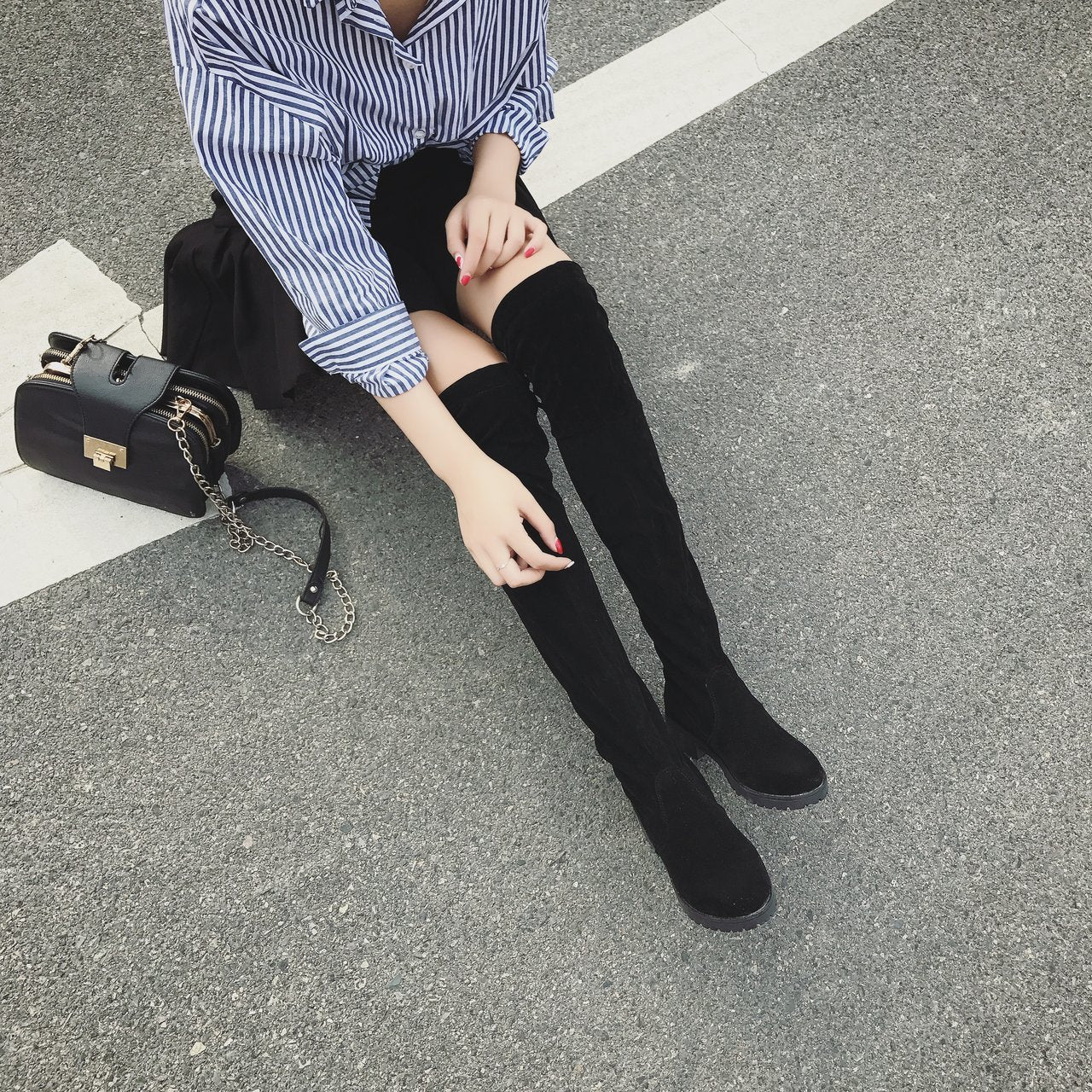 Vintage inspirierte Orthopädische Stiefel