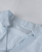 MW | A-Linien-Minikleid mit V-Ausschnitt, 3/4-Ärmeln und Taschen