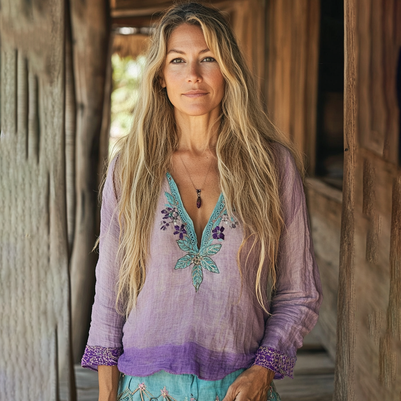 Anmutig gestaltete Bluse