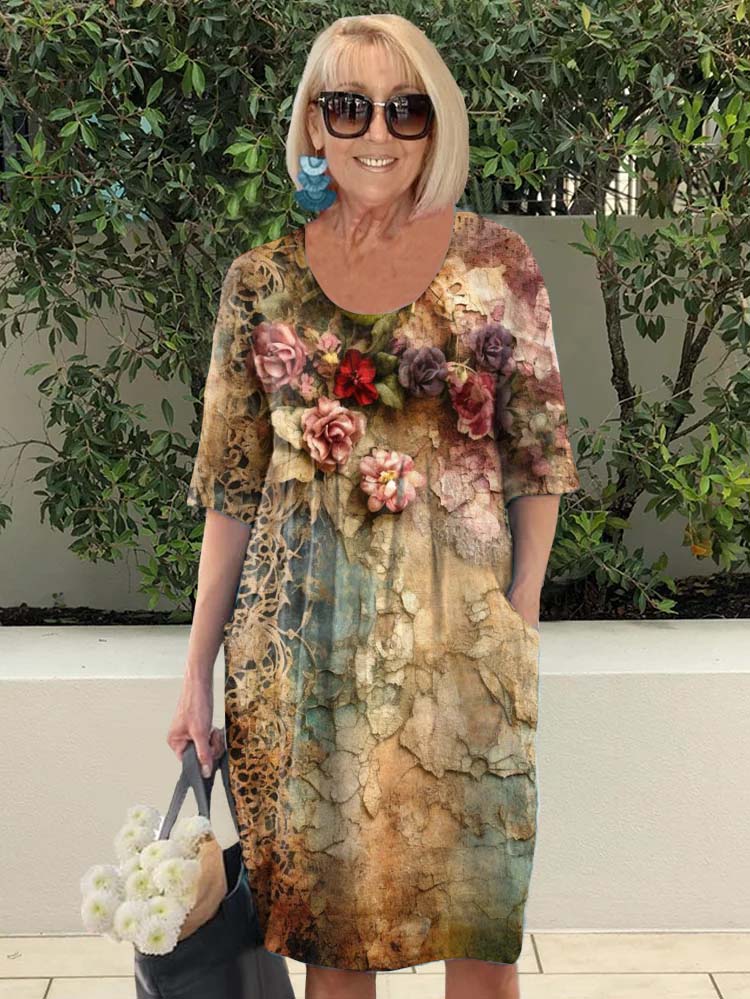 Klassische Vintage Kleid