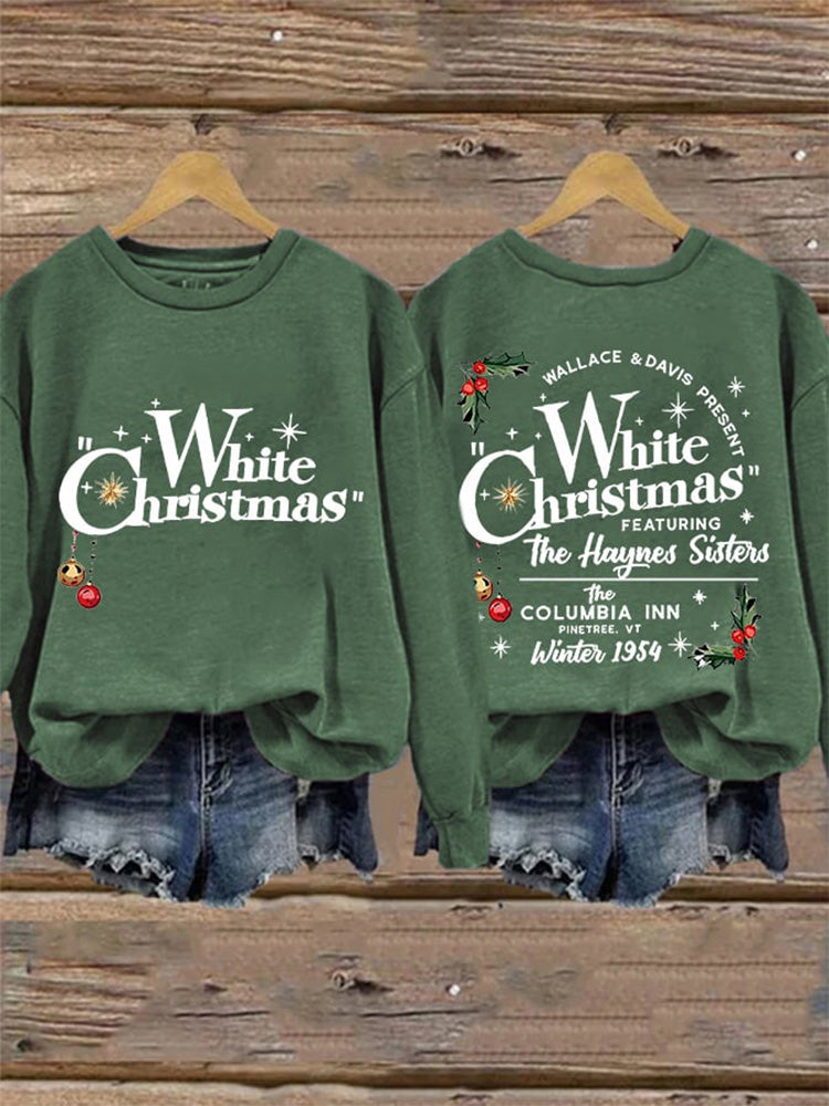 Comstylish Women's Christmas Print Casual Sweatshirt