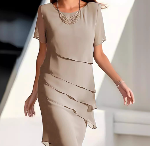 MW | Unifarbenes ärmelloses Minikleid