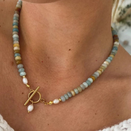 Romantische Perlen Halskette für besondere Momente