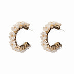 Handgefertigte Vintage Silber Ohrring