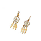 Handgefertigte Vintage Silber Ohrring