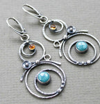 Atemberaubende Silber Ohrring für den Alltag