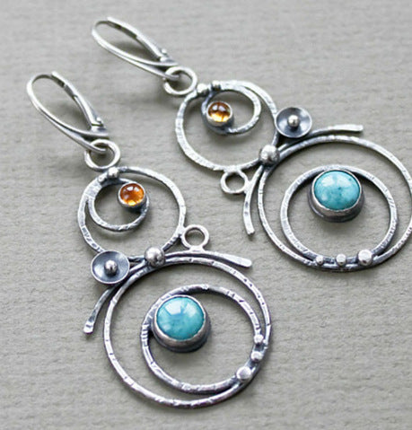 Atemberaubende Silber Ohrring für den Alltag