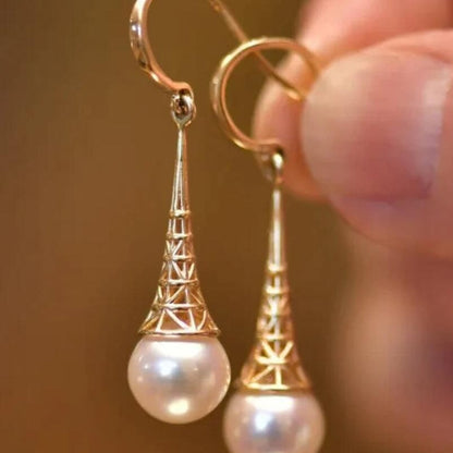 Atemberaubende Perlen Ohrring für den Alltag