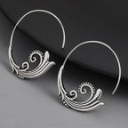 Schöne Silber Ohrring mit einzigartigem Stil