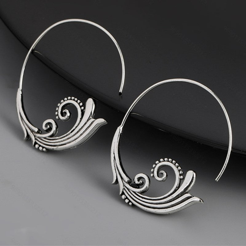 Schöne Silber Ohrring mit einzigartigem Stil