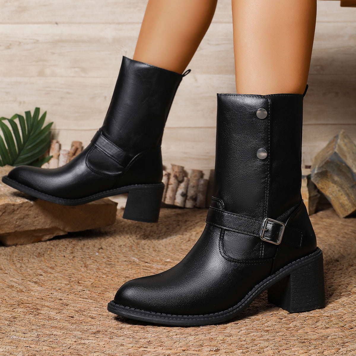 Vintage inspirierte Orthopädische Stiefel