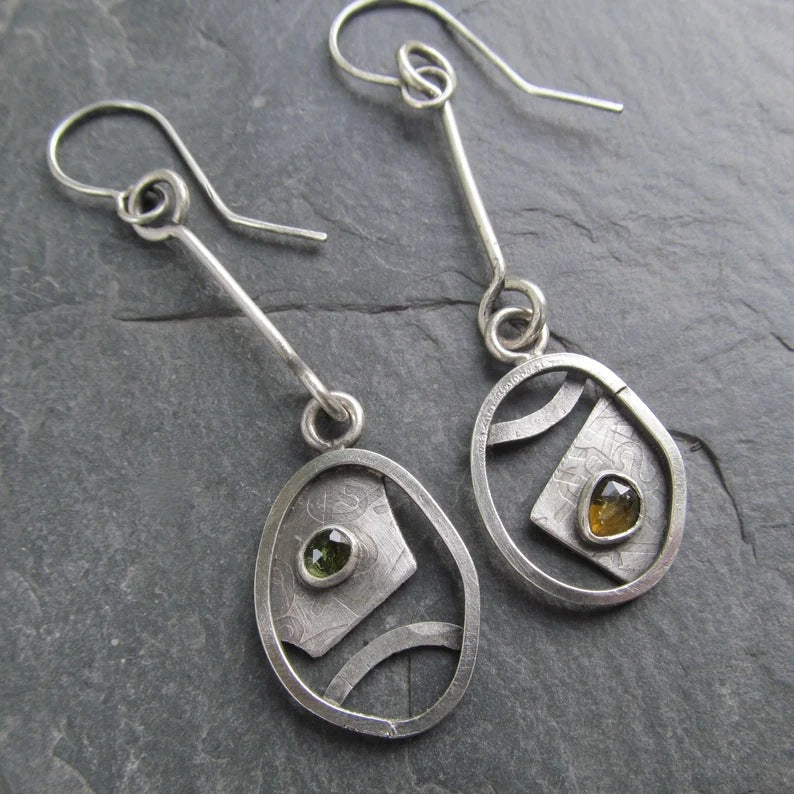 Handgefertigte Vintage Ohrring