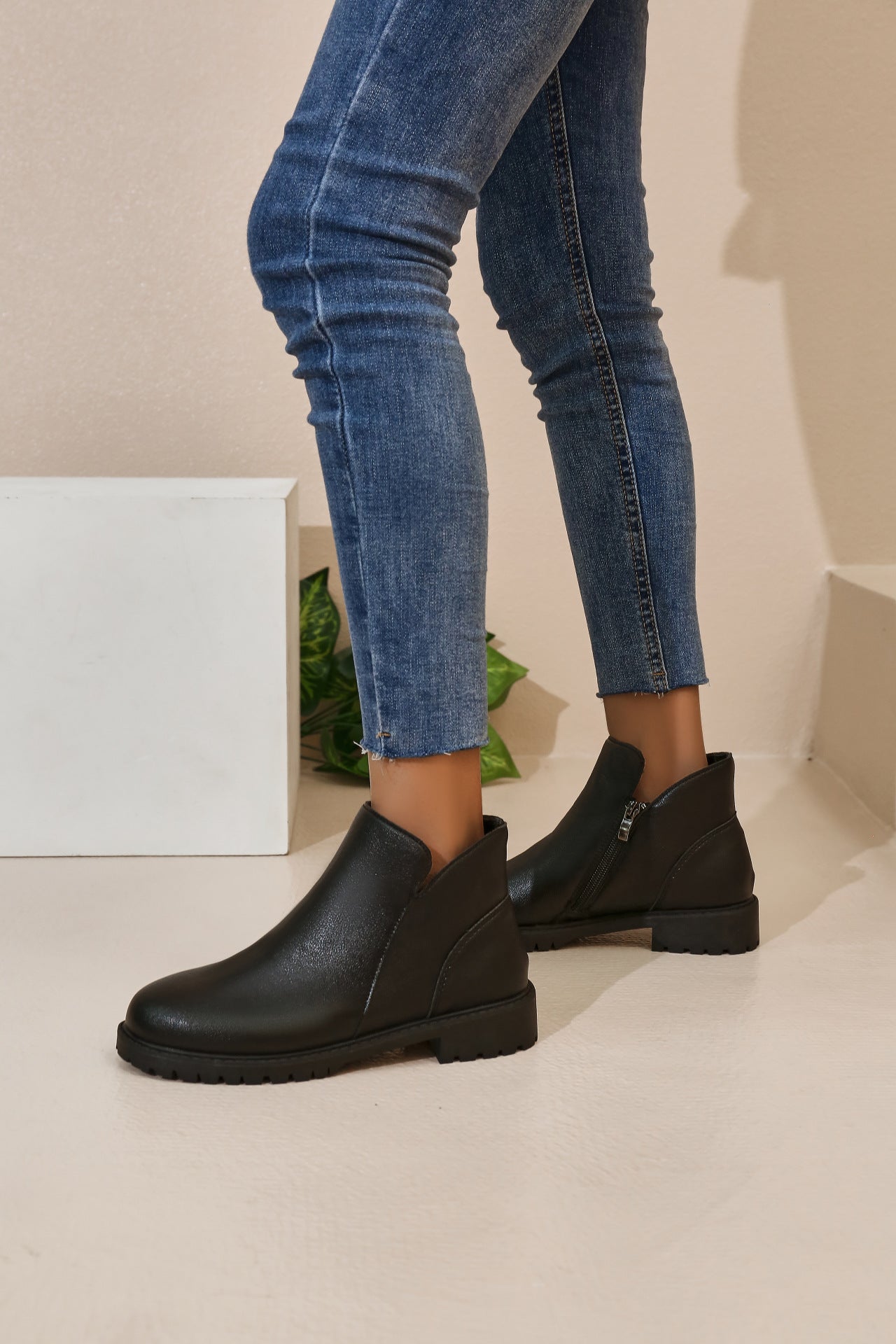 Vintage inspirierte Orthopädische Stiefel