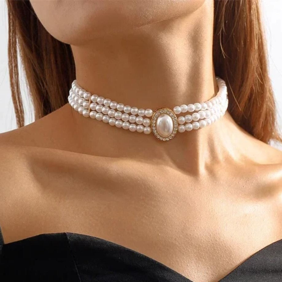 Atemberaubende Perlen Halskette für den Alltag