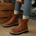 Klassische Orthopädische Stiefel mit zeitlosem Stil