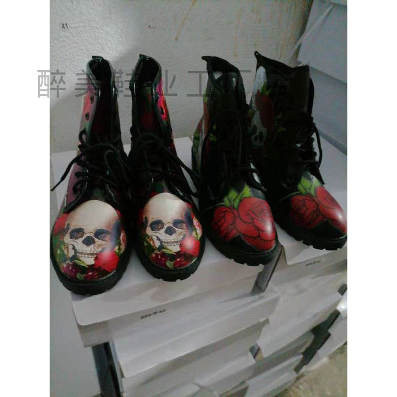 Vintage inspirierte Orthopädische Stiefel