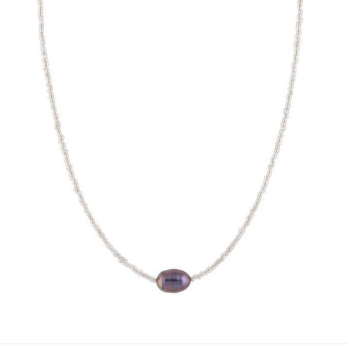 Zarte handwerkliche Perlen Halskette