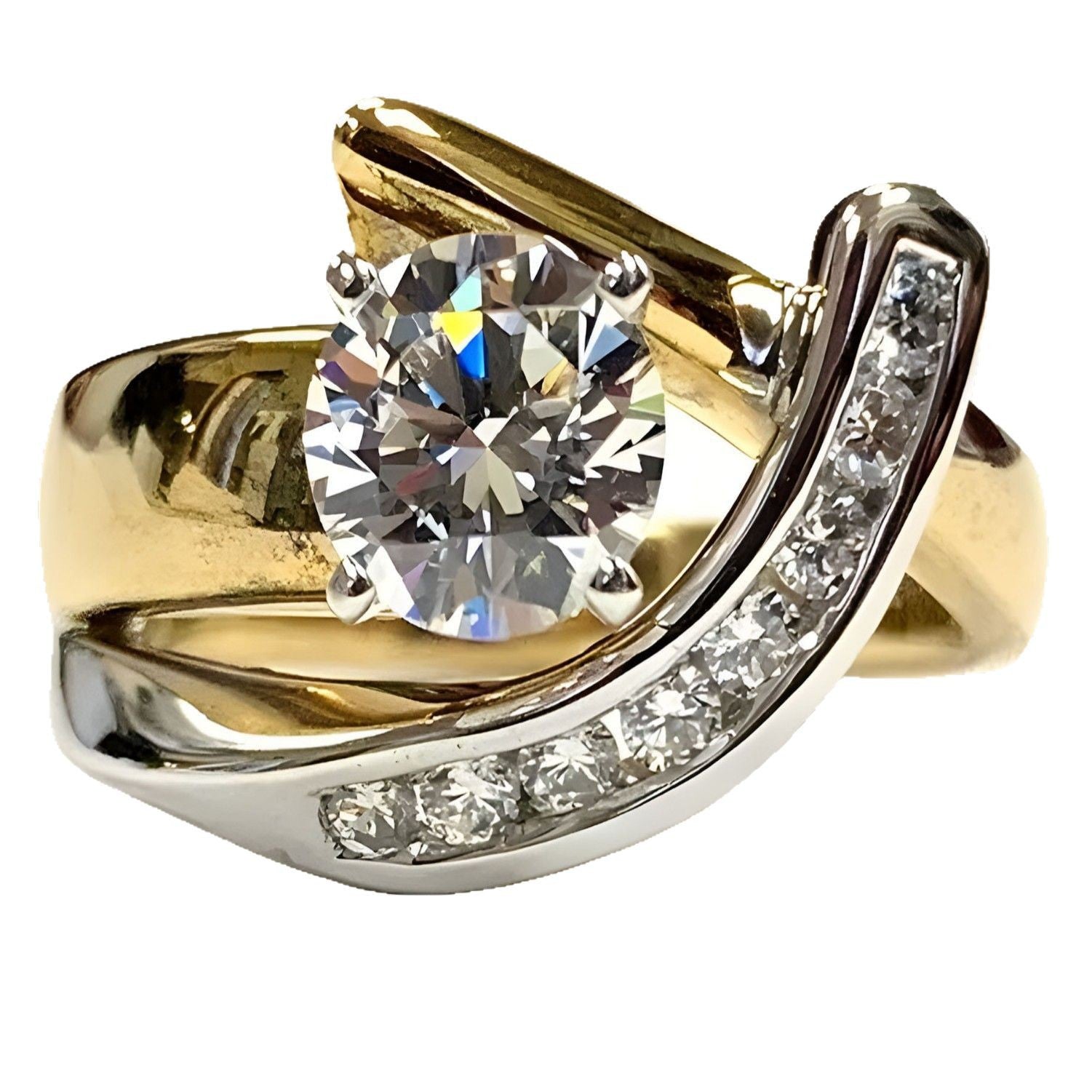 Romantische Gold Ring für besondere Momente