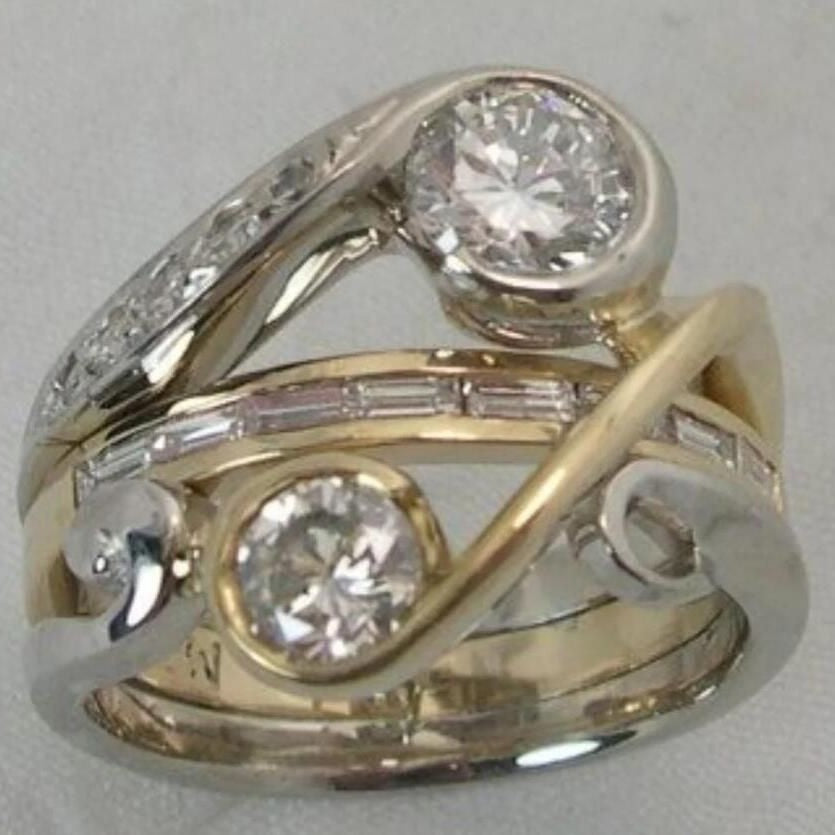 Zarte handwerkliche Ring
