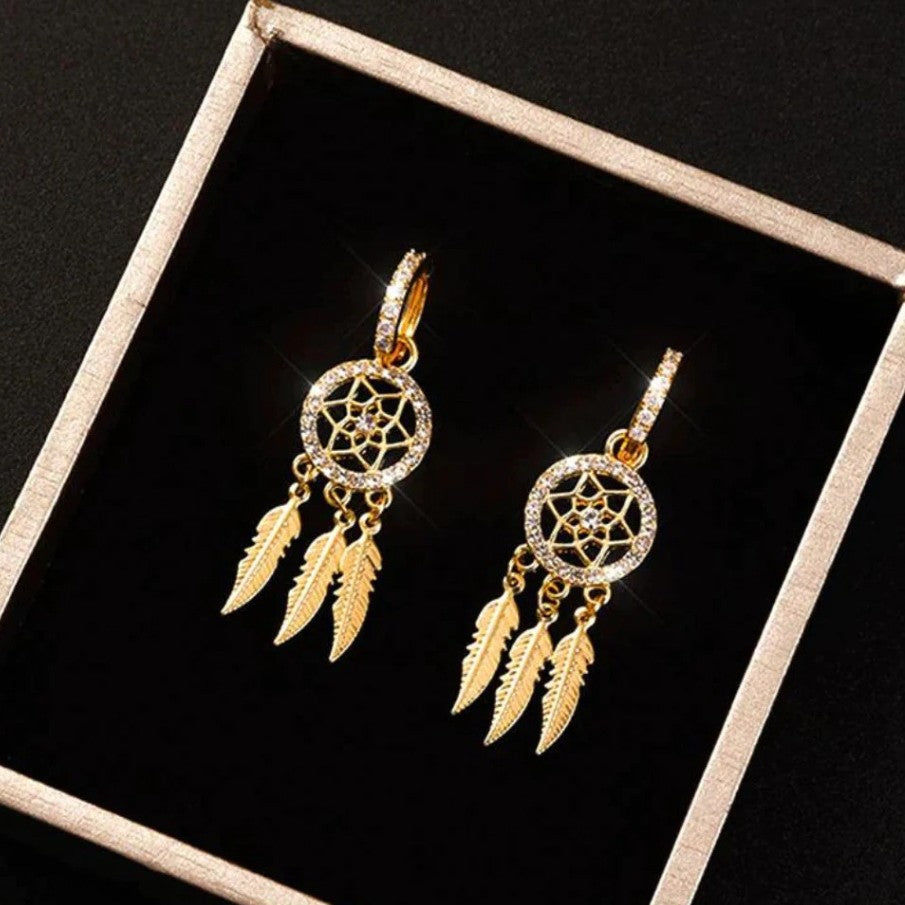 Handgefertigte Vintage Silber Ohrring