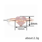 Zarte handwerkliche Ring