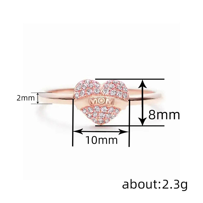 Zarte handwerkliche Ring