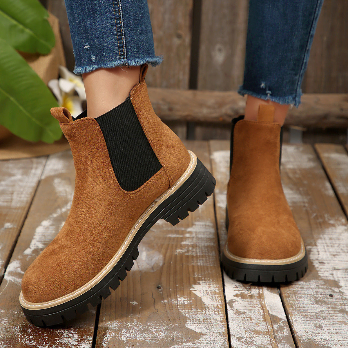 Anmutige Orthopädische Stiefel für modernen Look