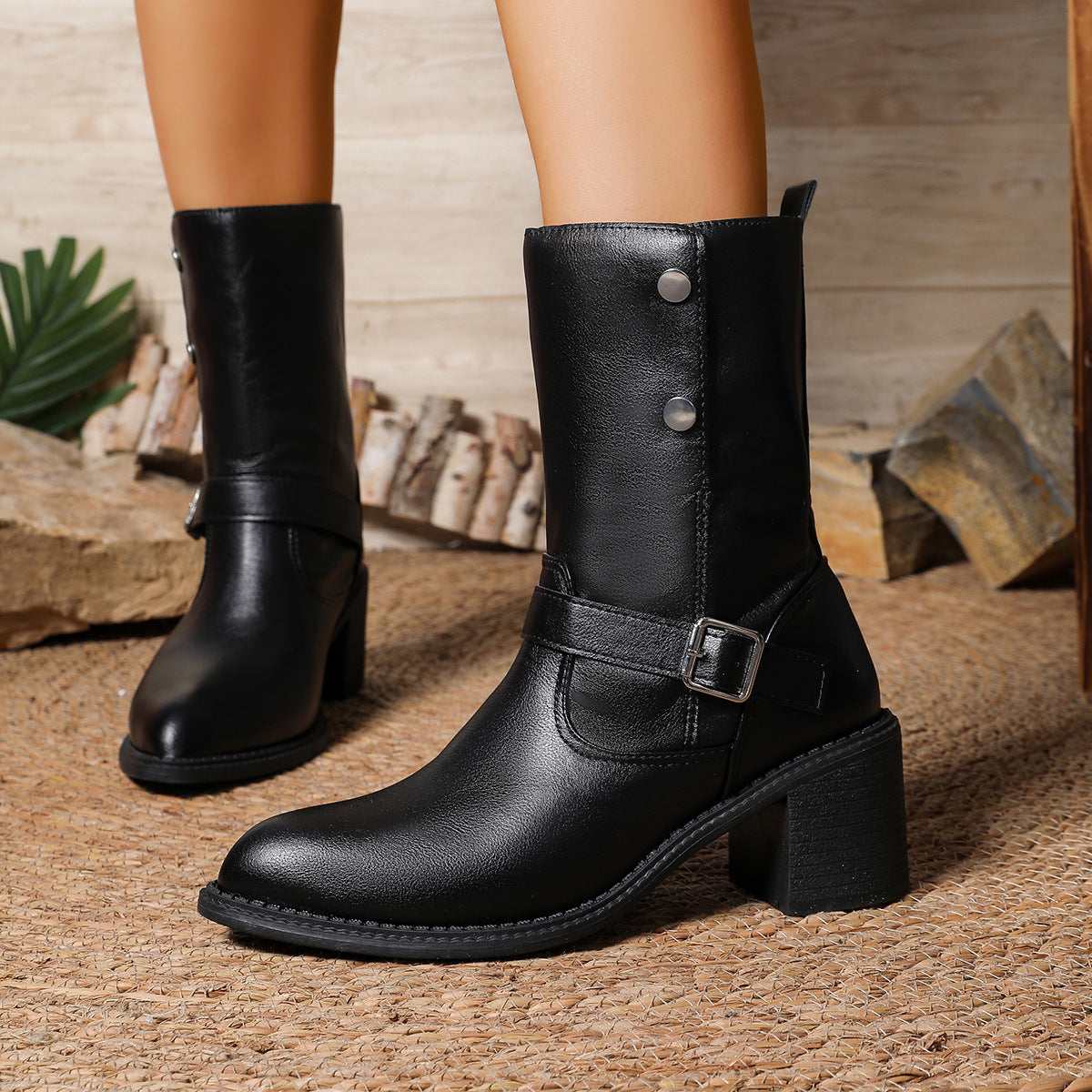 Vintage inspirierte Orthopädische Stiefel