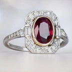 Handgefertigte Vintage Silber Ring