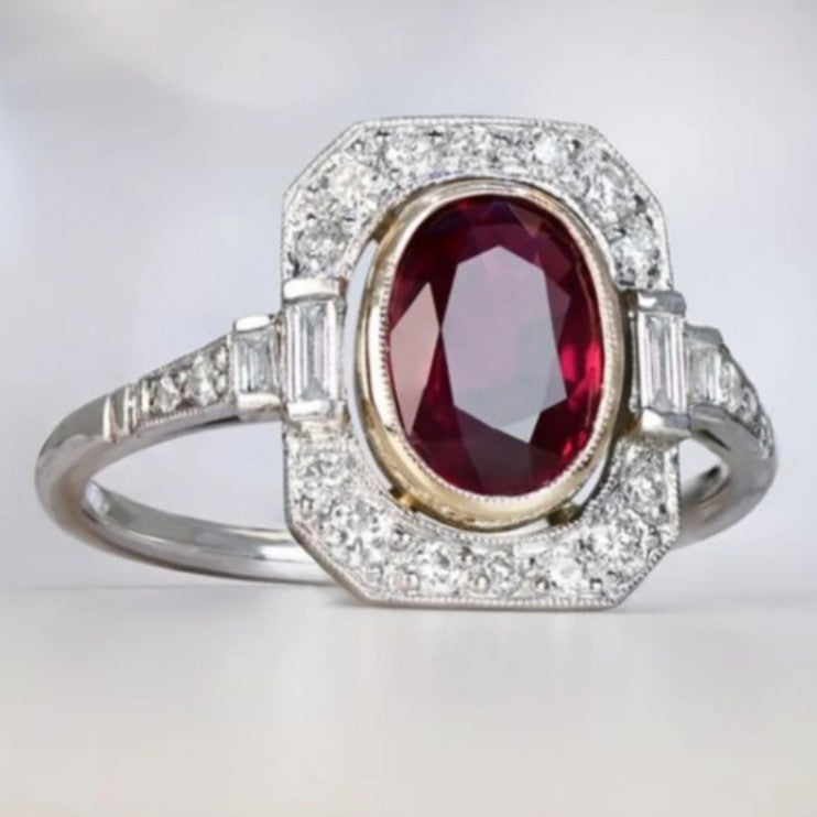 Handgefertigte Vintage Silber Ring