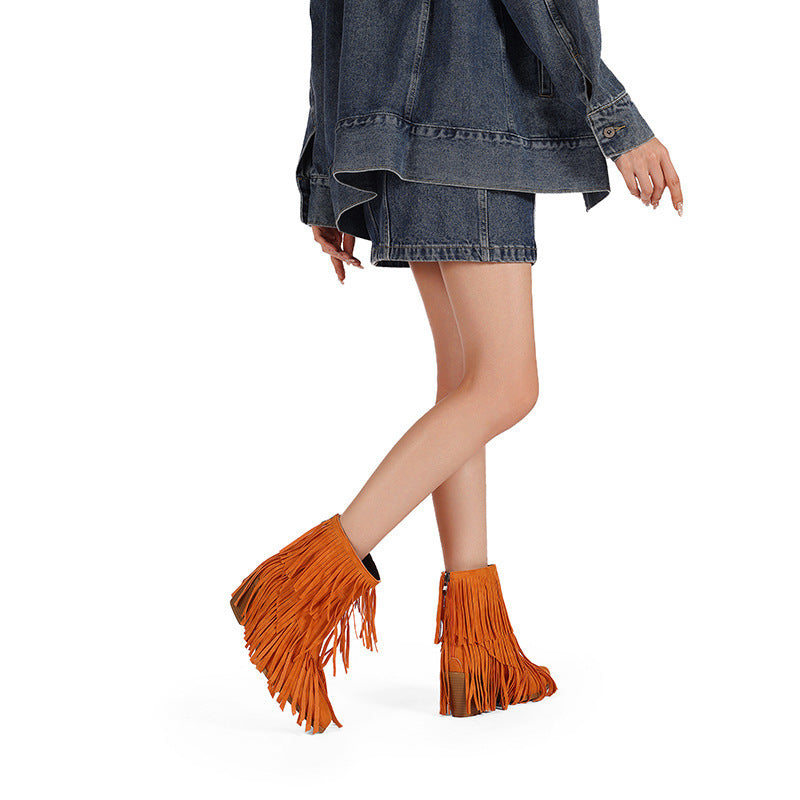 Vintage inspirierte Orthopädische Stiefel