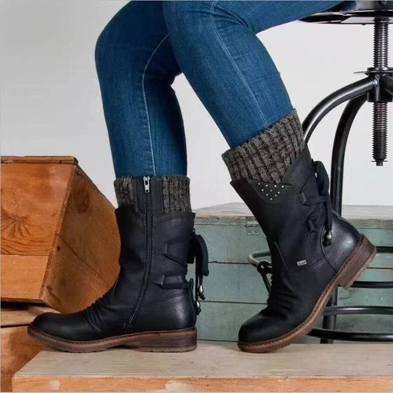 Anmutige Orthopädische Stiefel für modernen Look