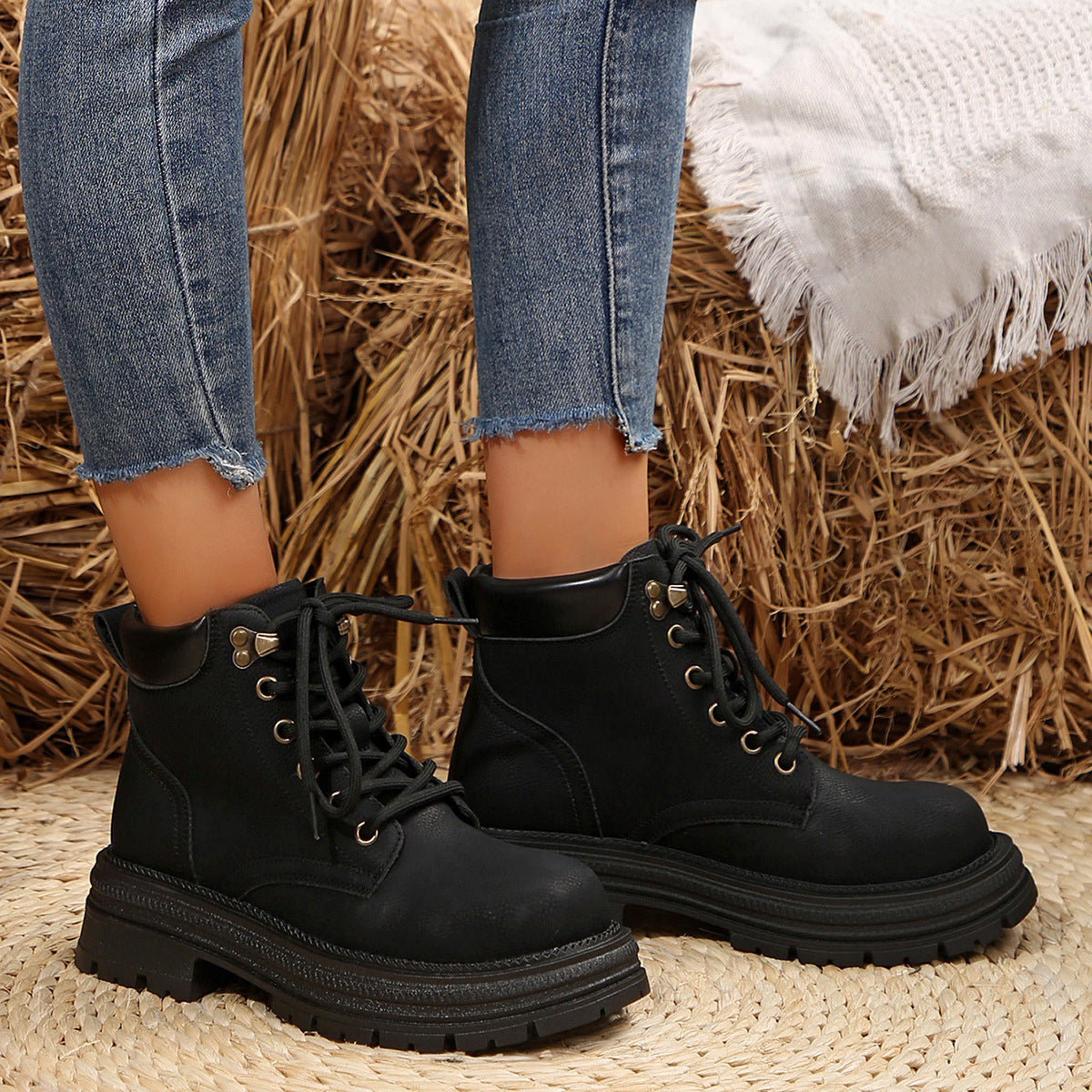 Klassische Orthopädische Stiefel mit zeitlosem Stil