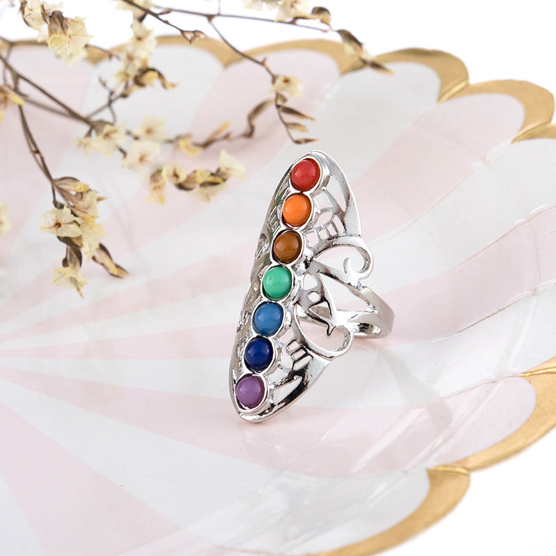 Handgefertigte Vintage Silber Ring