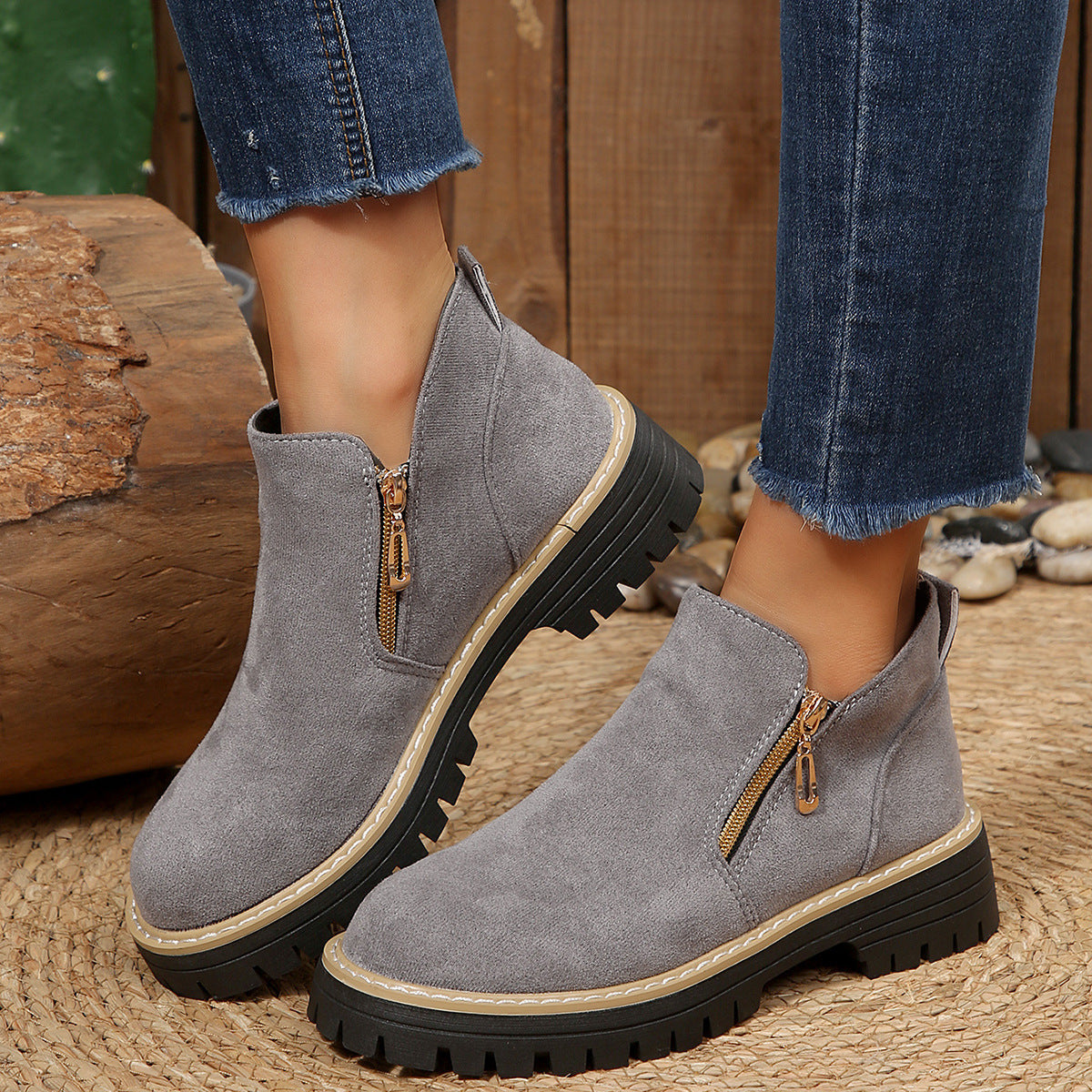 Anmutige Orthopädische Stiefel für modernen Look