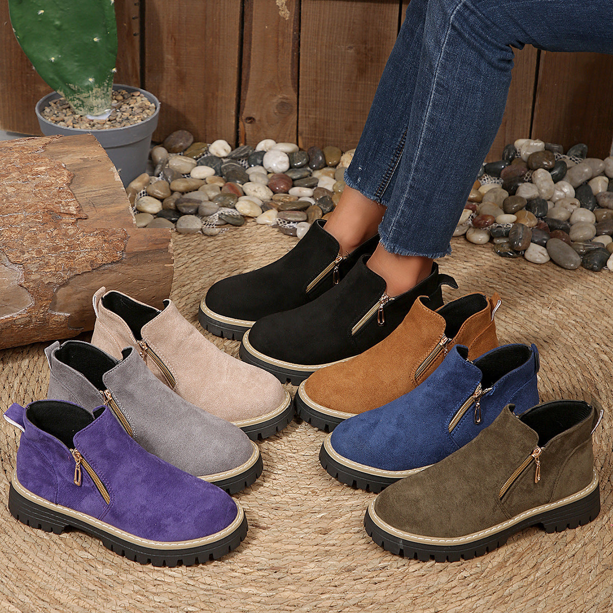 Anmutige Orthopädische Stiefel für modernen Look