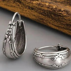 Handgefertigte Vintage Silber Ohrring