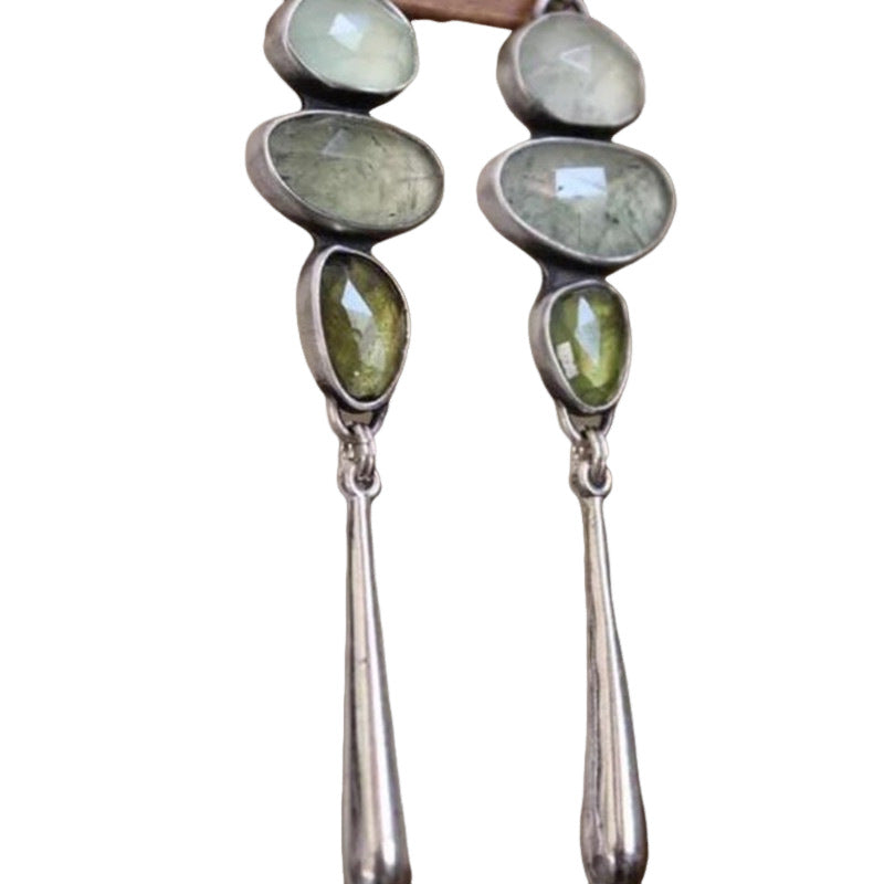 Handgefertigte Vintage Silber Ohrring