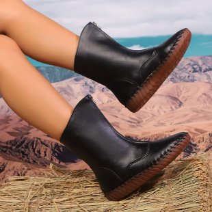 Vintage inspirierte Orthopädische Stiefel