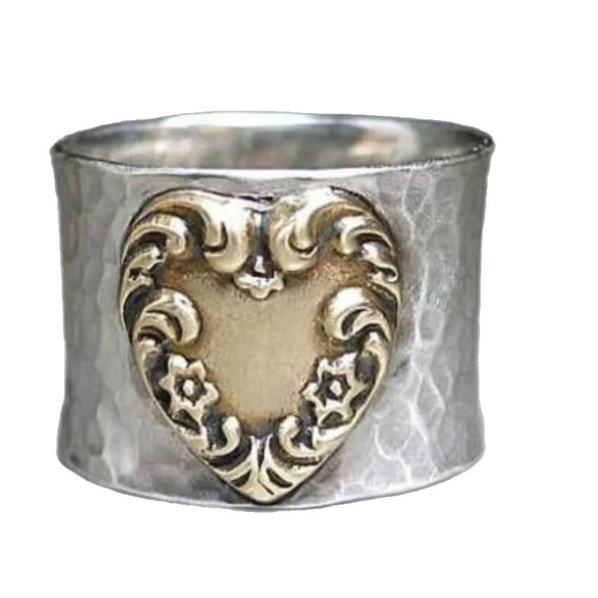 Handgefertigte Vintage Silber Ring