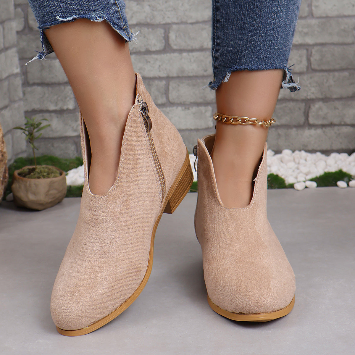 Vintage inspirierte Orthopädische Stiefel