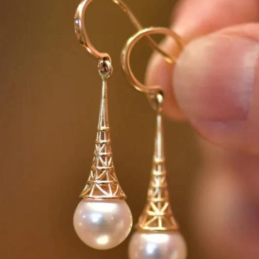 Atemberaubende Perlen Ohrring für den Alltag