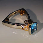 Schöne Gold Ring mit einzigartigem Stil