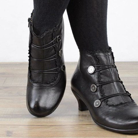 Klassische Orthopädische Stiefel mit zeitlosem Stil