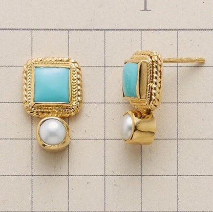 Zarte handwerkliche Ohrring