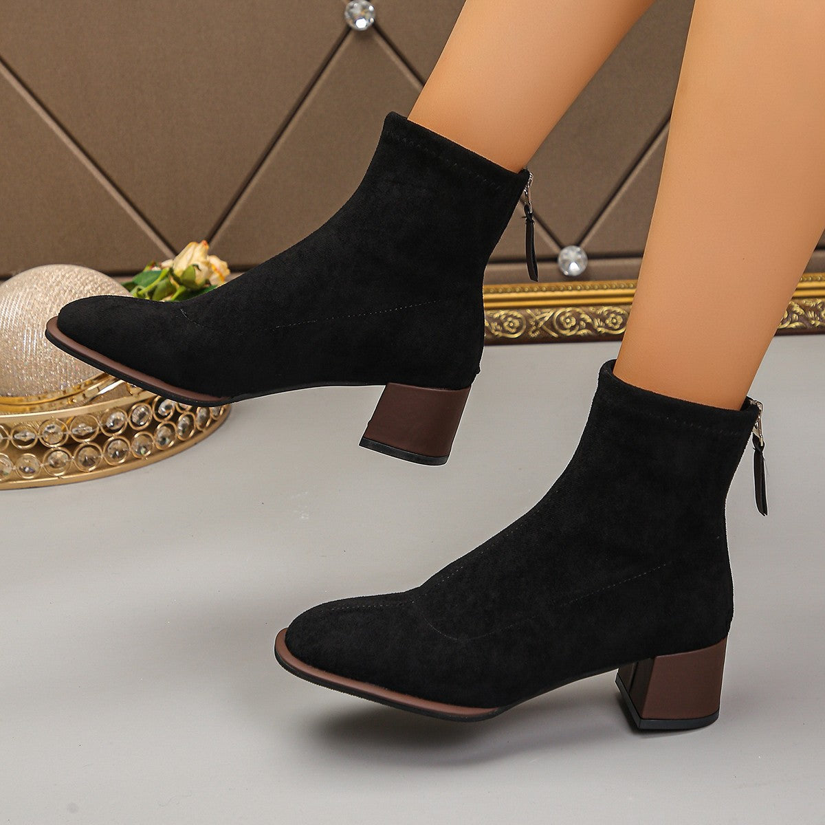 Vintage inspirierte Orthopädische Stiefel