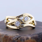 Zarte handwerkliche Ring